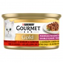 Gourmet Gold hovězí & kuře 85g