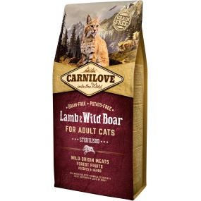Carnilove Cat Lamb & Wild...