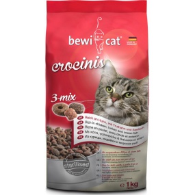 Bewi Cat Crocinis (3-Mix) 1kg