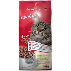 Bewi Cat Crocinis (3-Mix) 20kg